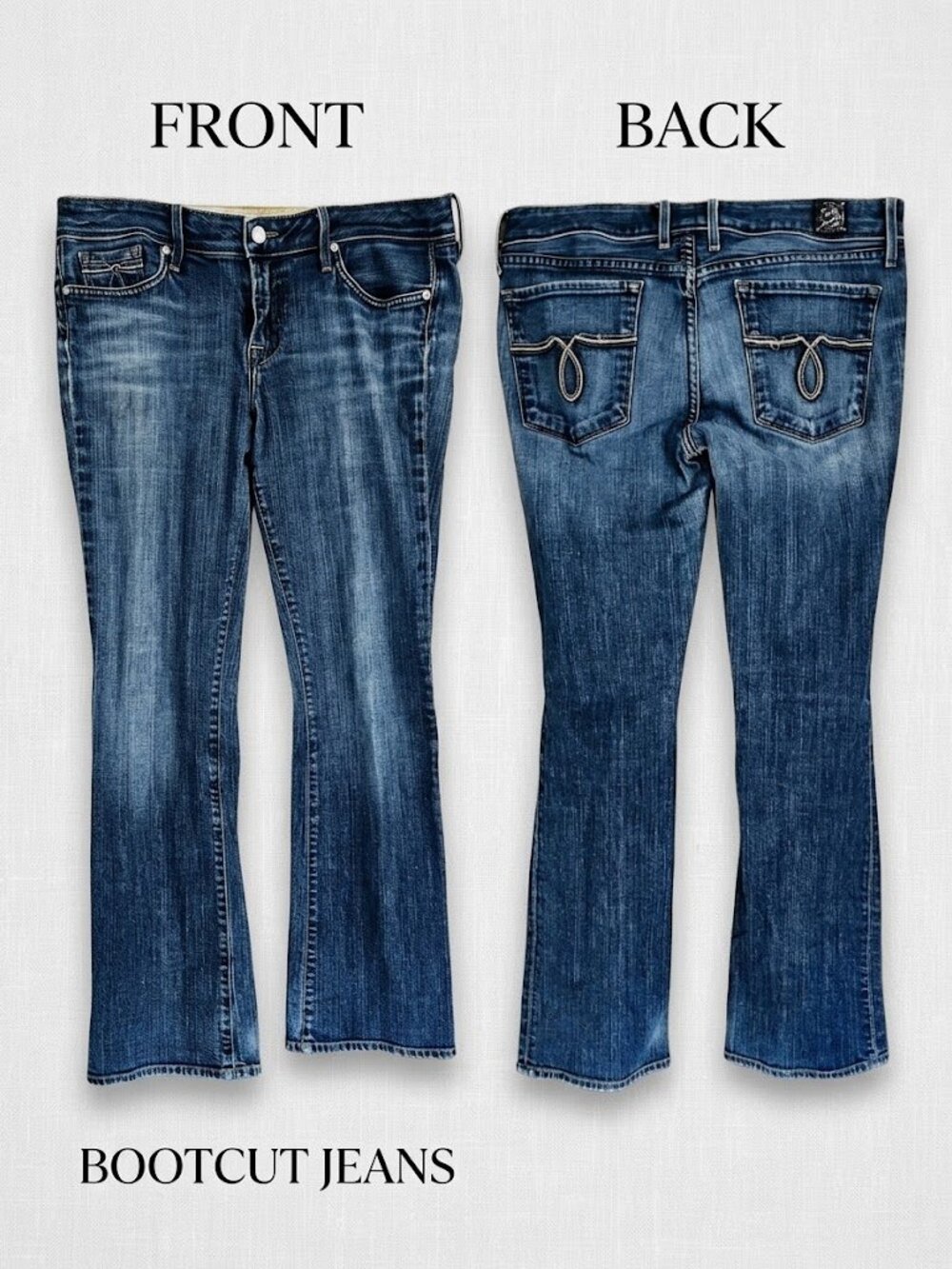 Vintage Lucky Brand Lola bootcut blue jeans made in USA denim classic style